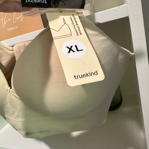 NWT Truekind® Daily Comfort Wireless Shaper Bra. XL. Color:  Chai - Picture 3 of 3